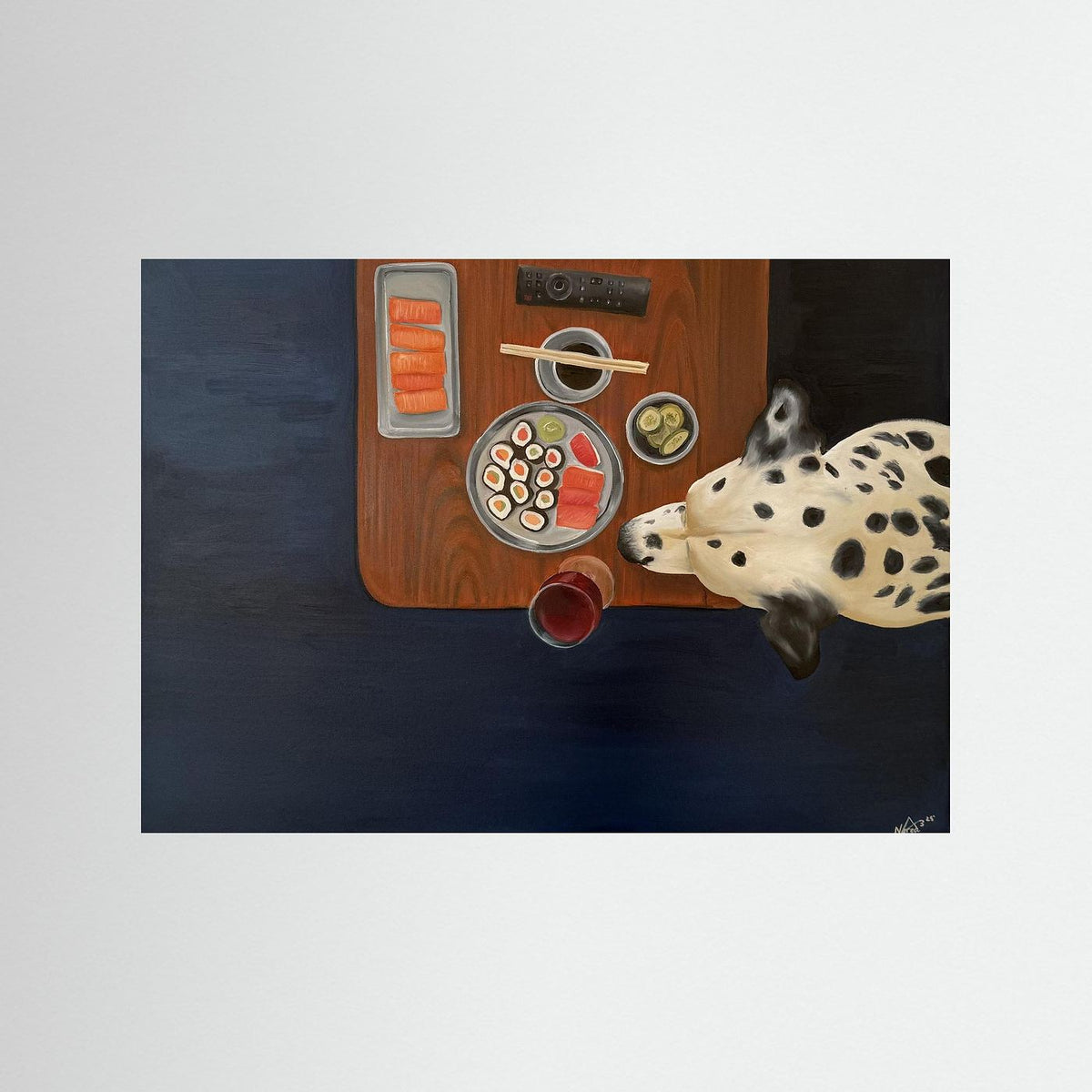 Cita sábado noche — lámina de Nerea Amondarain Art